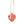 Lapdance Heart Pendant Necklace Vibrator - Pink/Rose