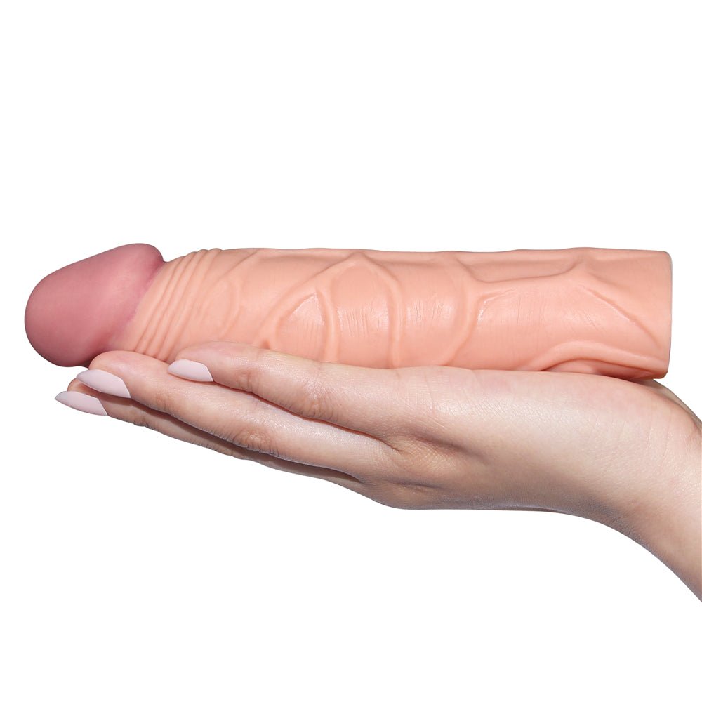 Pleasure X-Tender 1 Inch Extension Sleeve - Flesh