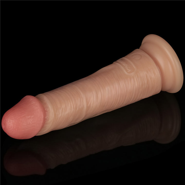 Lovetoy 7 Inch Power Basics Vibrating Dong - Flesh