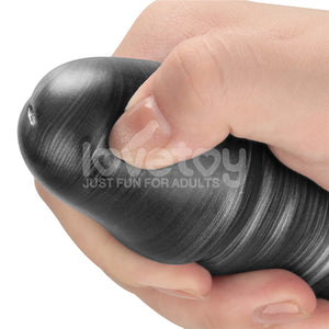 King Sized Vibrating Vibrax Slider 16 Inch Dildo - Grey