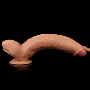 Lovetoy King Size 11 Inch Realistic Dildo - Flesh