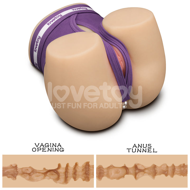 Streetgirls Dual Motor Sensation Pulse - Flesh Vibrating Masturbator