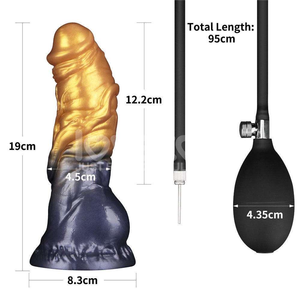 Aerosx 7.5 Inch Dual Density Inflatable Fantasy Dildo