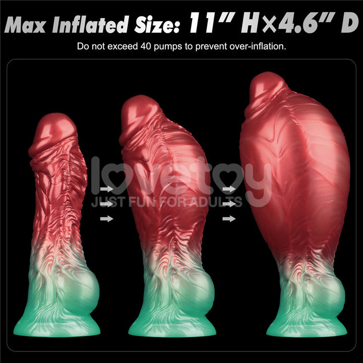 Aerosx 8 Inch Dual Density Inflatable Fantasy Dildo