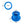 Pinnacle Pro Twin Flex Cock & Balls Ring - Blue