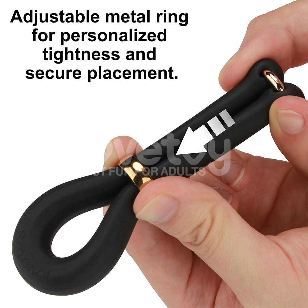 Pinnacle Pro Anyfit Stretcher - Black Adjustable Cock Ring