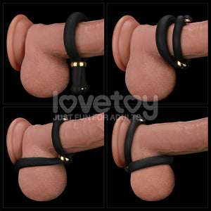 Pinnacle Pro Anyfit Stretcher - Black Adjustable Cock Ring