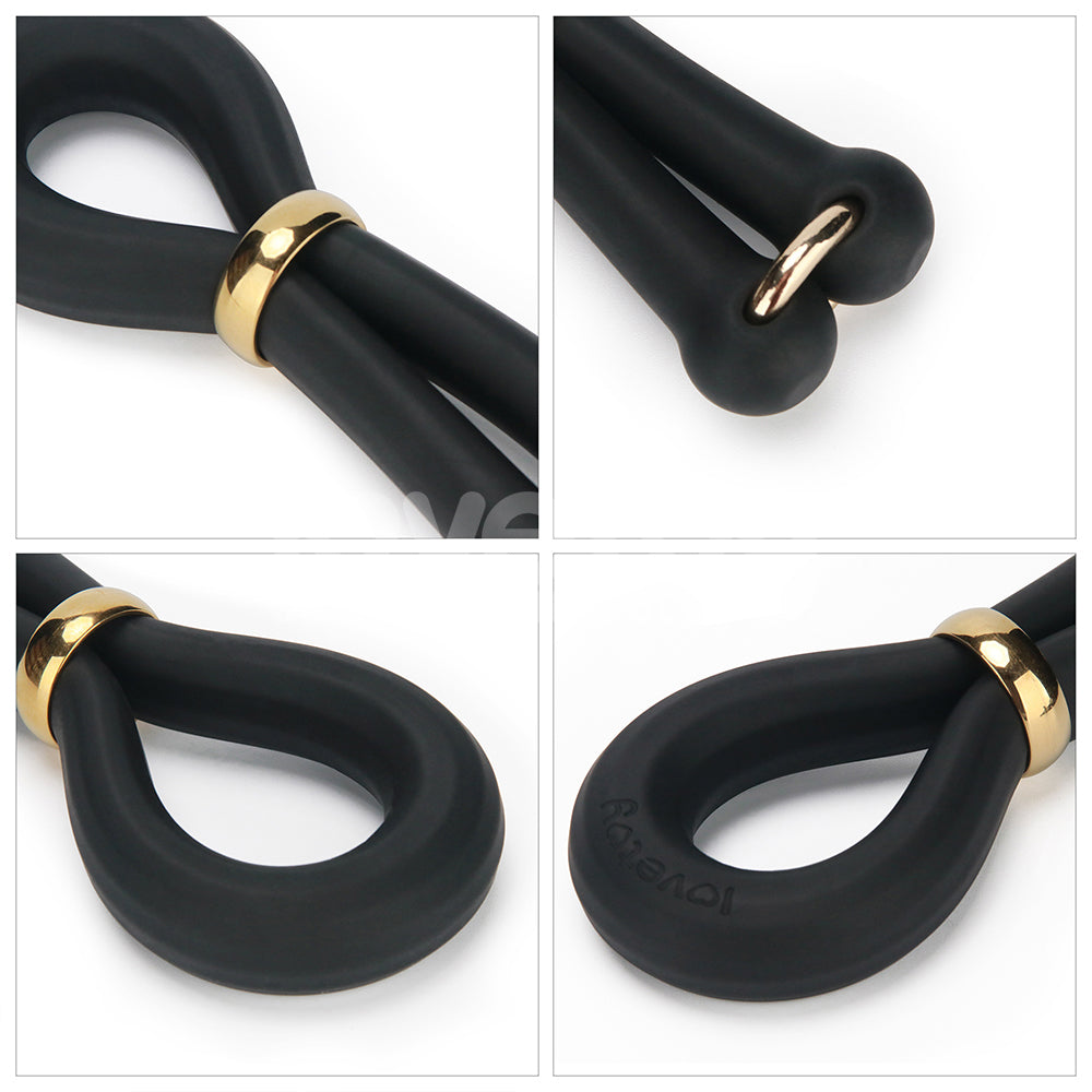 Pinnacle Pro Anyfit Stretcher - Black Adjustable Cock Ring