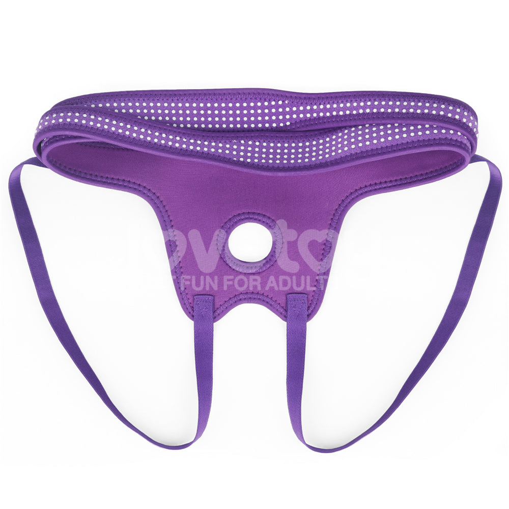 Ingen Easy Adjustable Strap-On Harness - Purple