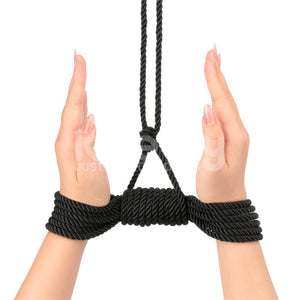 Rebellion Reign Silky Black Bondage Rope - 10 mtrs