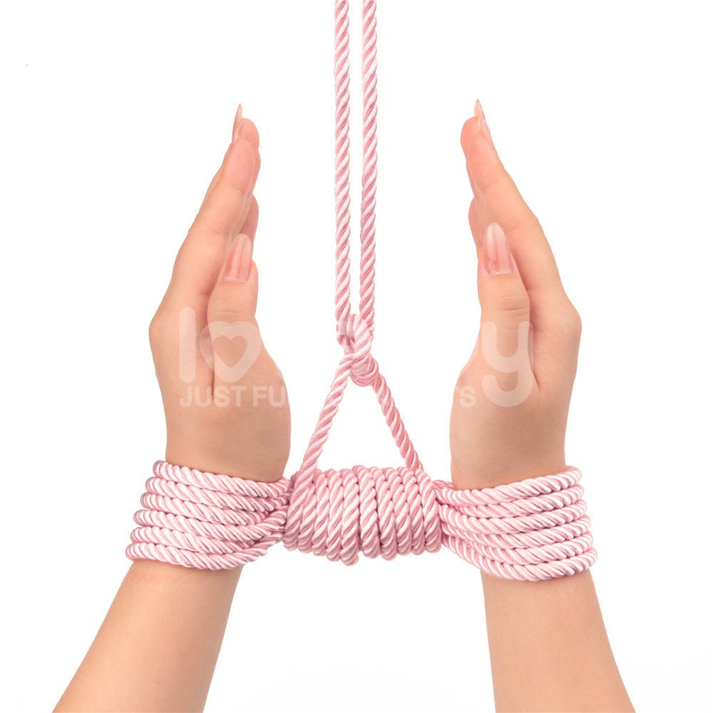 Rebellion Reign Silky Pink Bondage Rope - 10 mtrs