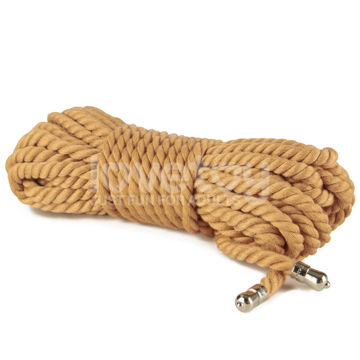 Rebellion Reign Silky Natural Bondage Rope - 10 mtrs