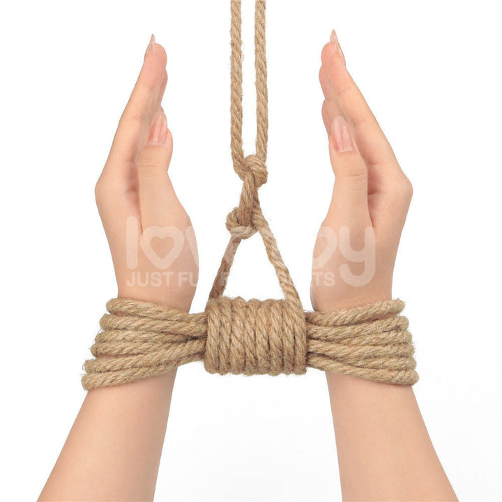 Rebellion Reign Hemp Rustic Bondage Rope - 10 Mtrs