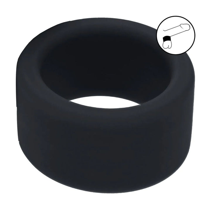 LEVELZ Liquid Silicone Ball Strap - M - Black