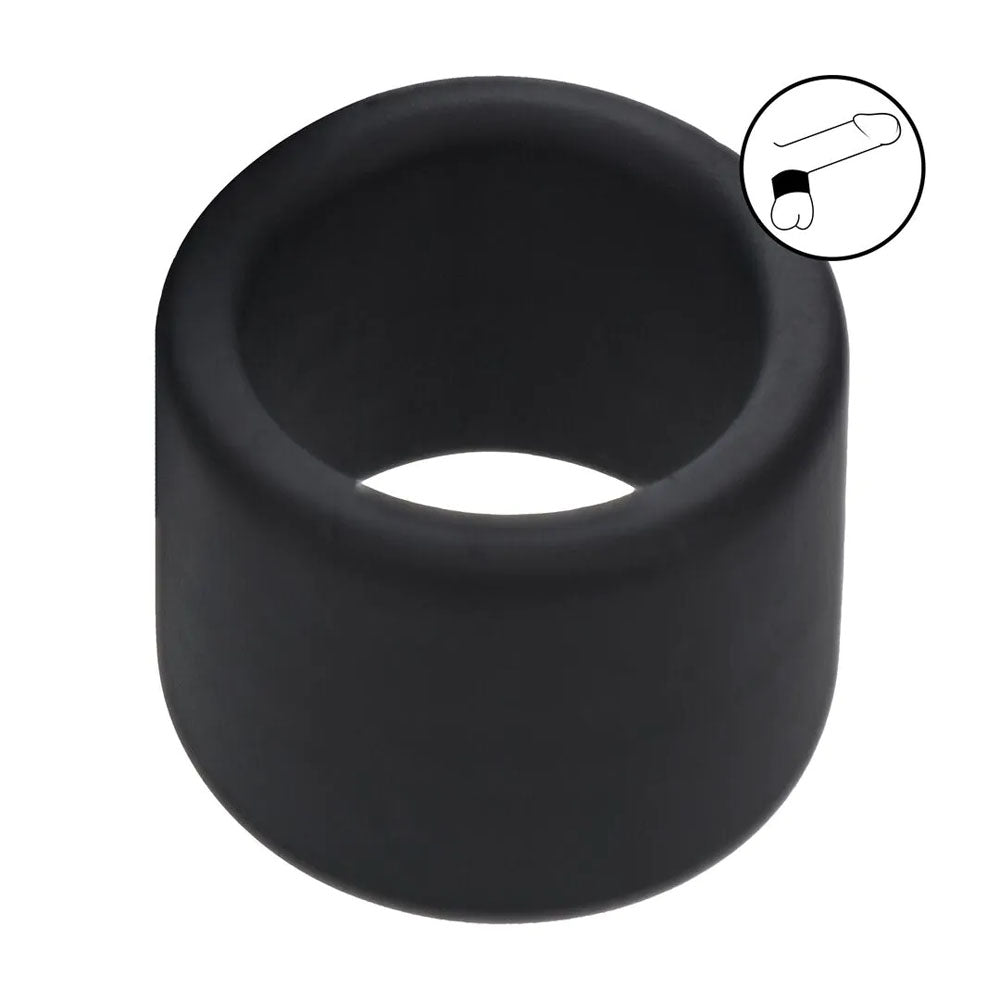 LEVELZ Liquid Silicone Ball Strap - L - Black