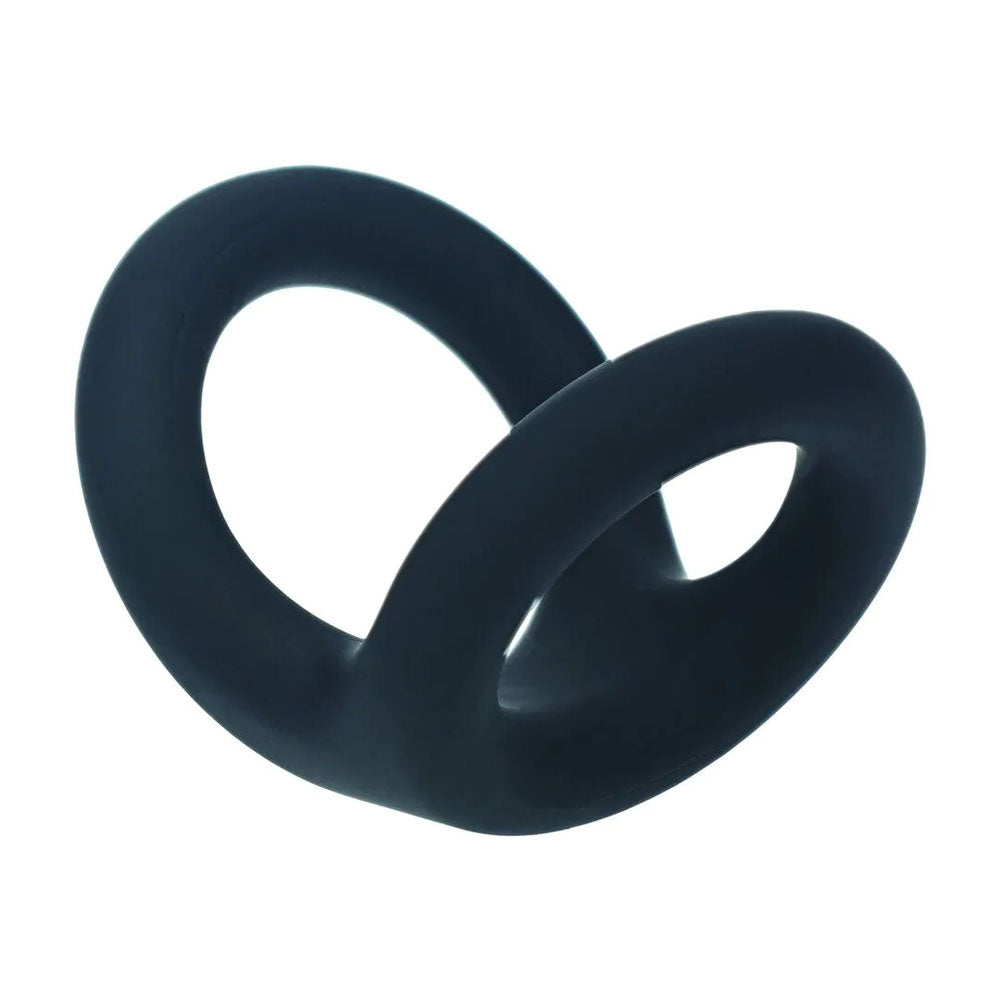 LEVELZ Double O Silicone Cock Ring - M - Black