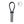 LEVELZ Wide Adjustable Silicone Lasso Cock Ring - Black