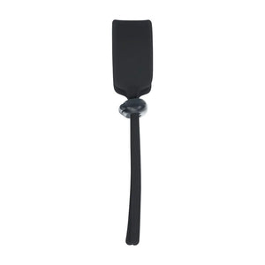 LEVELZ Wide Adjustable Silicone Lasso Cock Ring - Black