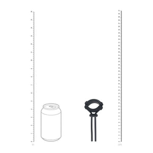 LEVELZ Wide Detachable Lasso Cock Ring - Black