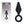 LEVELZ Silicone Anal Plug with Loop - Small - Black