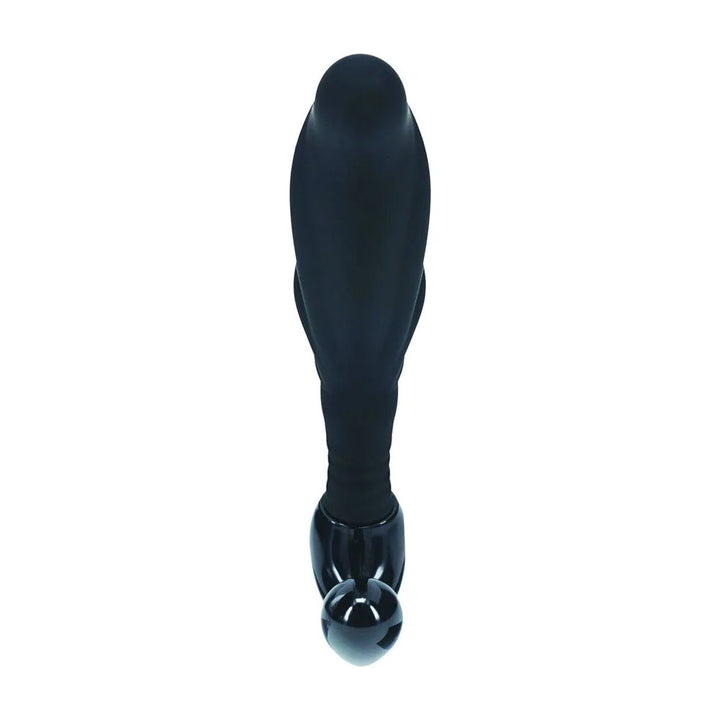 LEVELZ Rippled with Hard Loop Medium Prostate Massager - Black