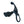 LEVELZ Rippled with Hard Loop Medium Prostate Massager - Black