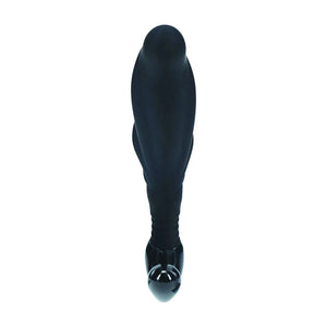 LEVELZ Rippled with Hard Loop Large Prostate Massager - Black