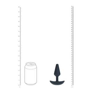 LEVELZ Classic Vibrating Small Silicone Anal Plug - Black
