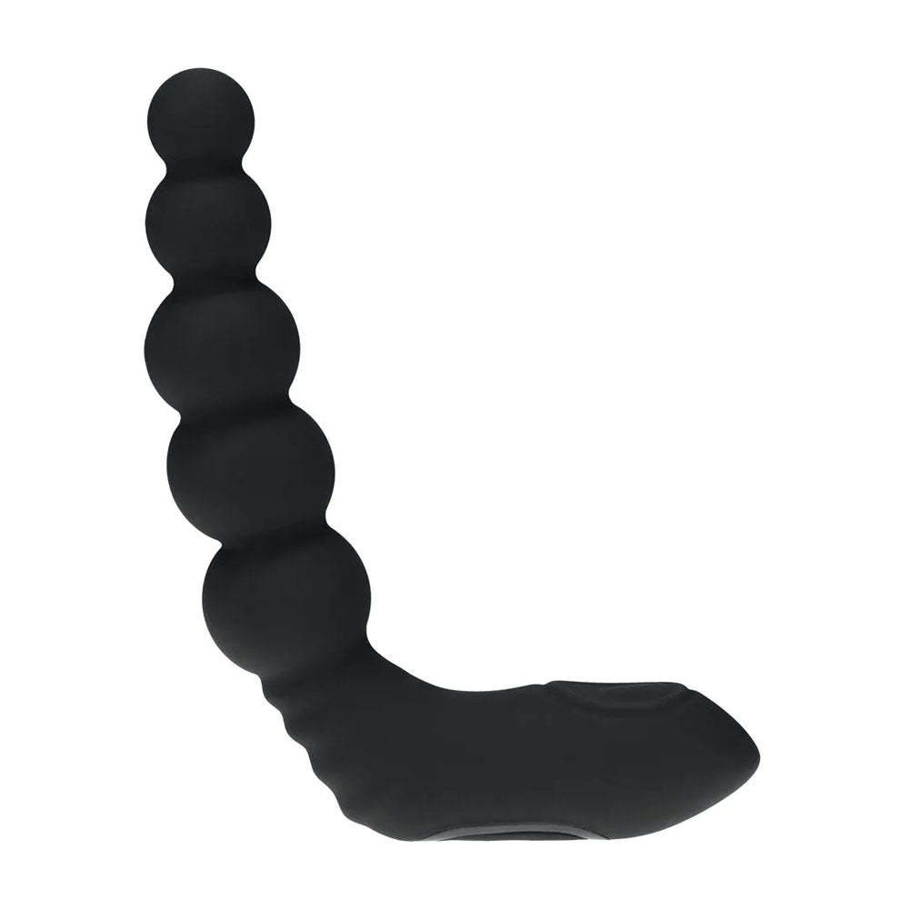 LEVELZ Beaded Heating + Vibrating Prostate Massager - Black