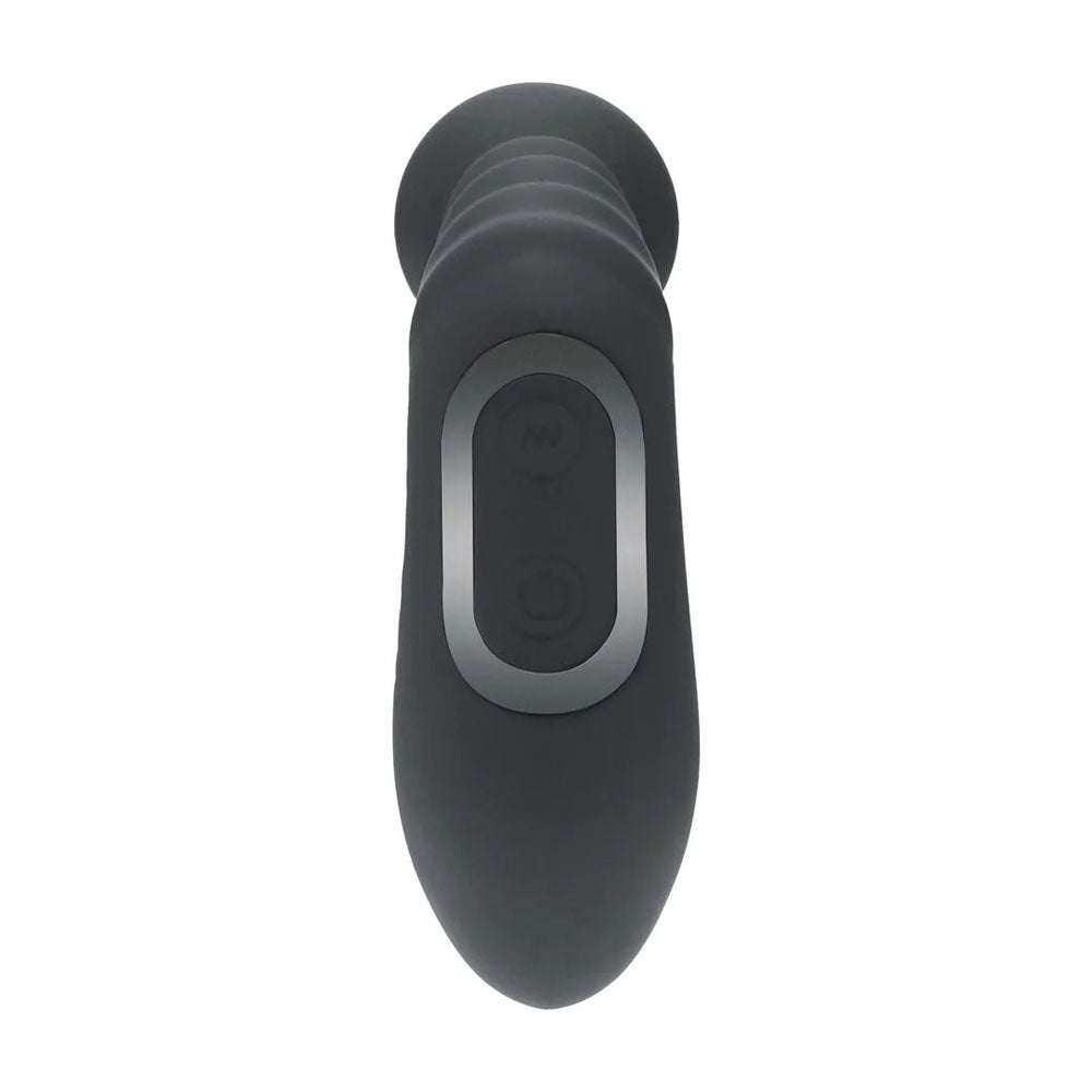 LEVELZ Beaded Heating + Vibrating Prostate Massager - Black