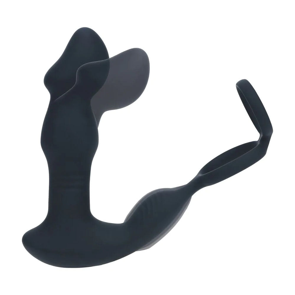 LEVELZ Remote Controlled Prostate Stimulator with Cock Ring - Black