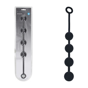 LEVELZ Round Silicone Large Anal Balls - Black