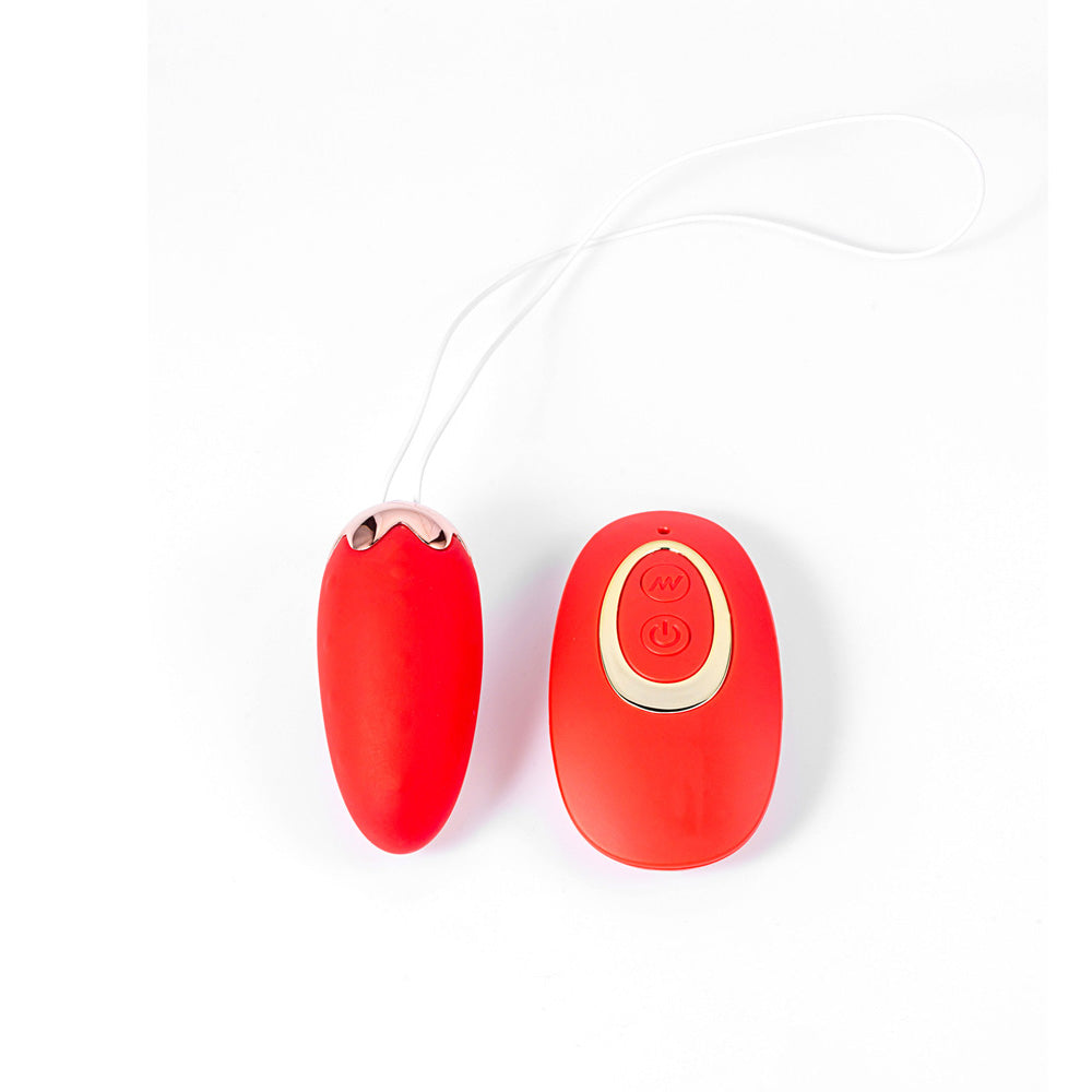Maia Shortcake - Vibrating Egg with Wireless Remote  - Red