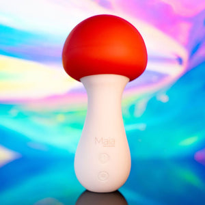 Maia Shroomie - Mushroom Shaped Vibrator -Red/White