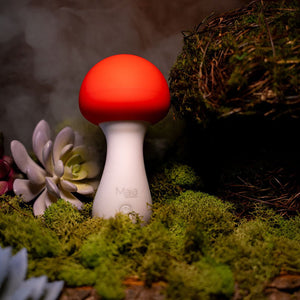 Maia Shroomie - Mushroom Shaped Vibrator -Red/White