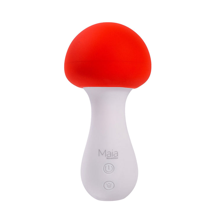 Maia Shroomie - Mushroom Shaped Vibrator -Red/White