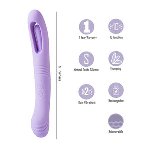 Maia Harper - Thumping Vibrator - Purple