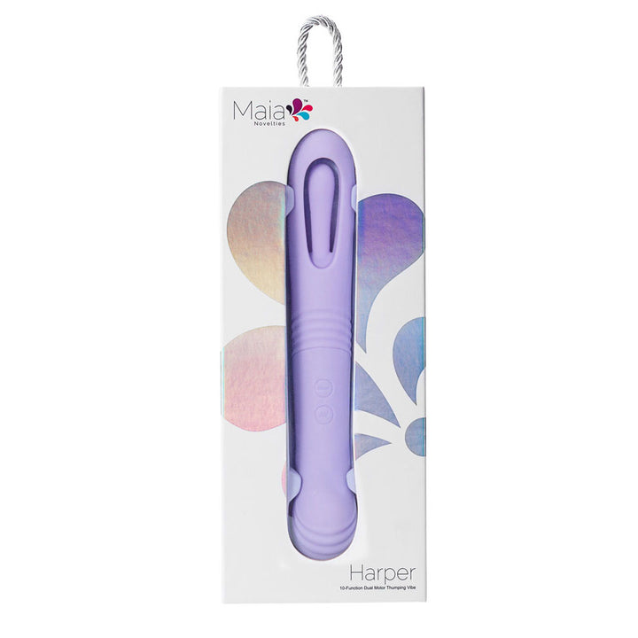 Maia Harper - Thumping Vibrator - Purple