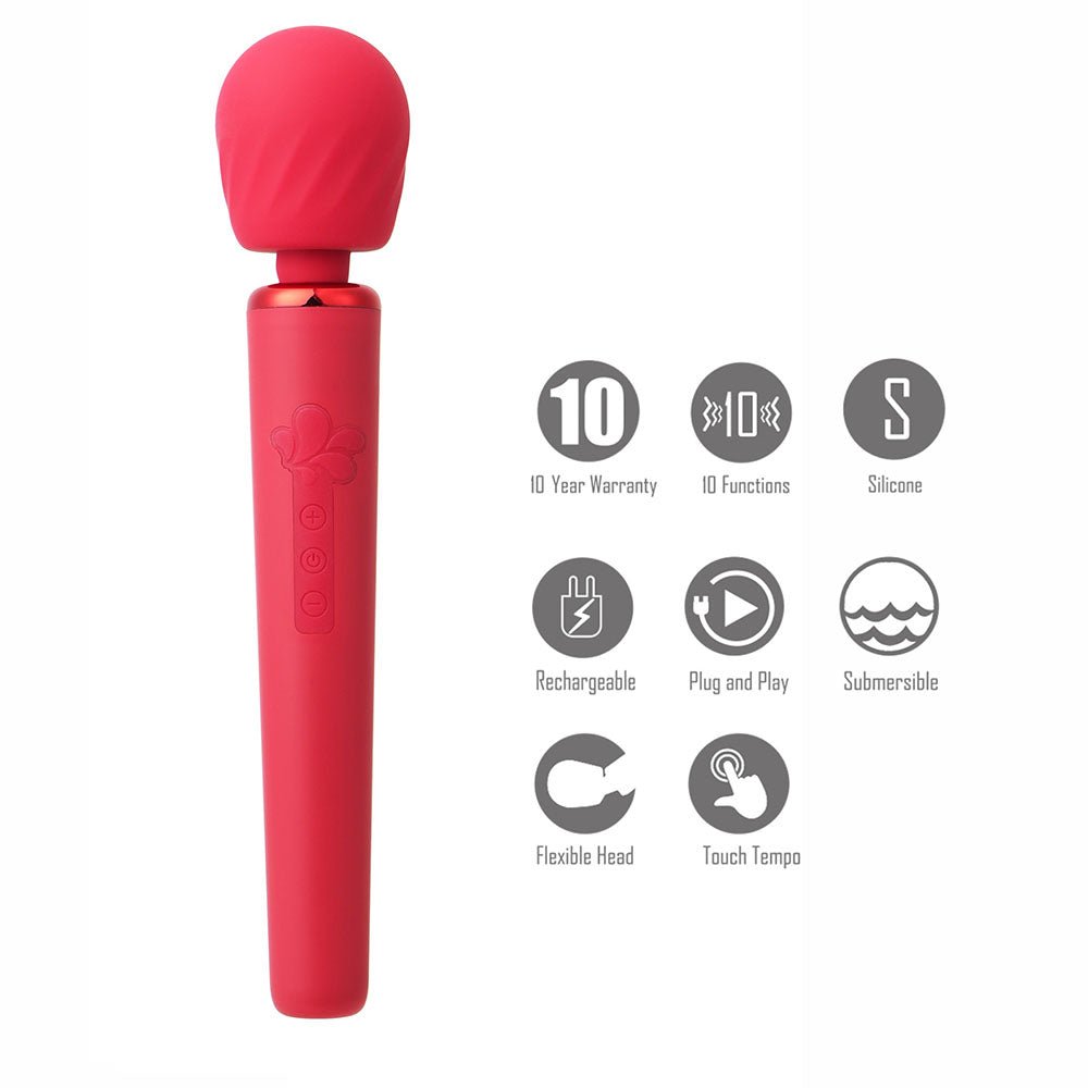 Maia Nala Powerful Massage Wand - Red