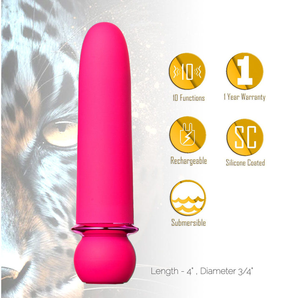 Maia Jaguar Bullet Vibrator - Pink