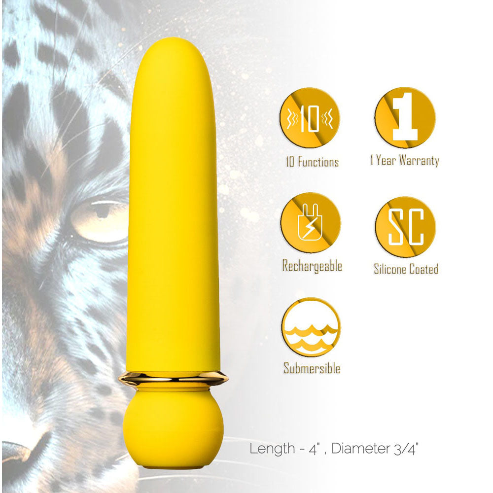 Maia Jaguar Bullet Vibrator - Yellow