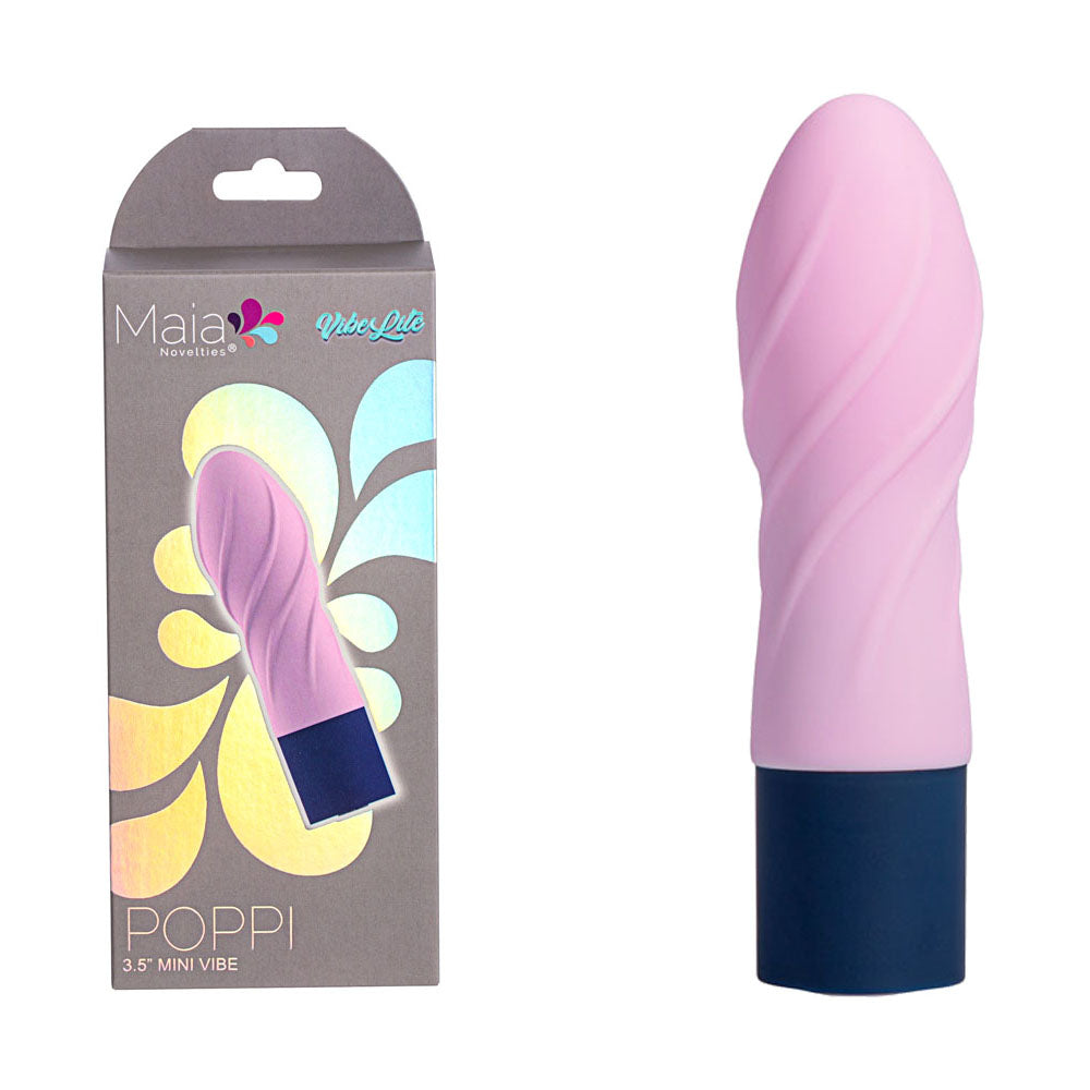 Maia Poppi Bullet Vibrator - Light Pink