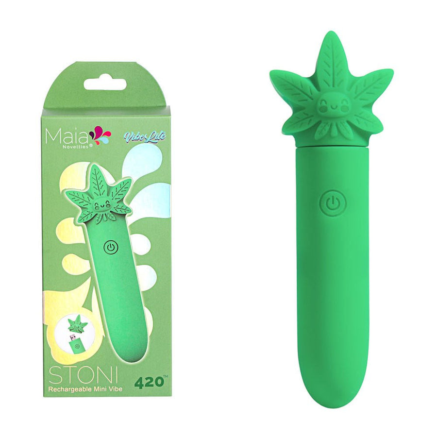 Maia Stoni 420 Bullet Vibrator - Green