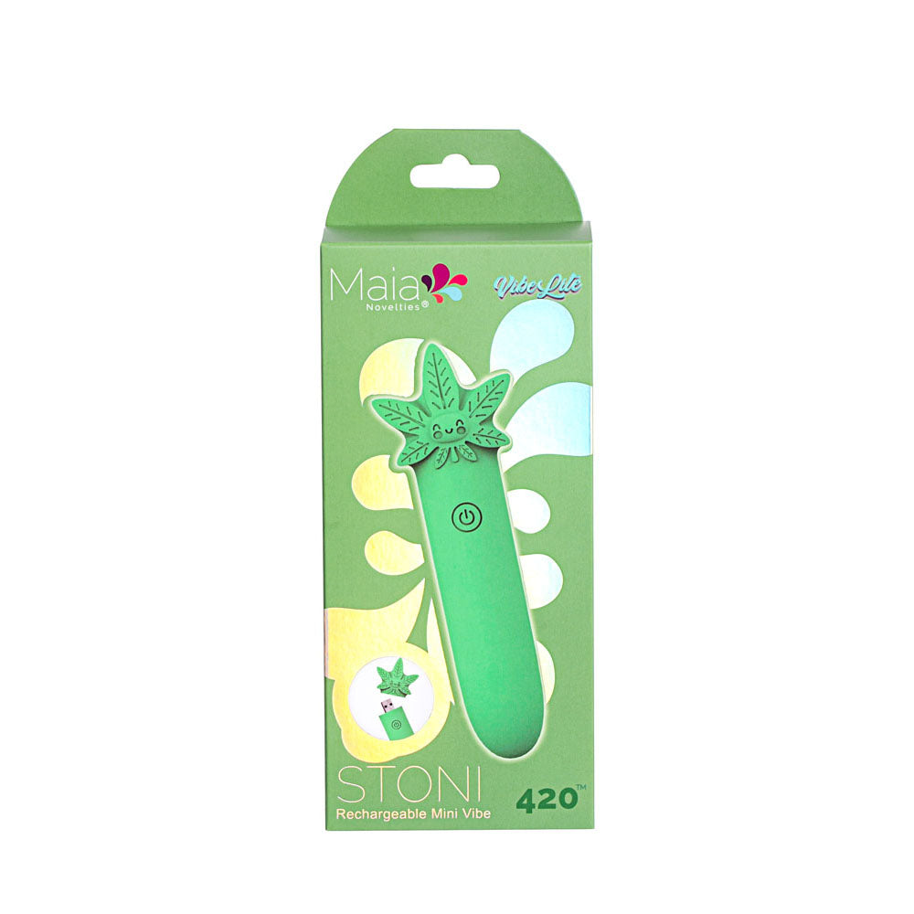 Maia Stoni 420 Bullet Vibrator - Green