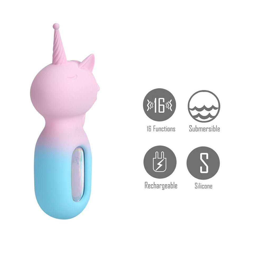 Maia Unie Unicorn Massage Wand - Pink/Blue