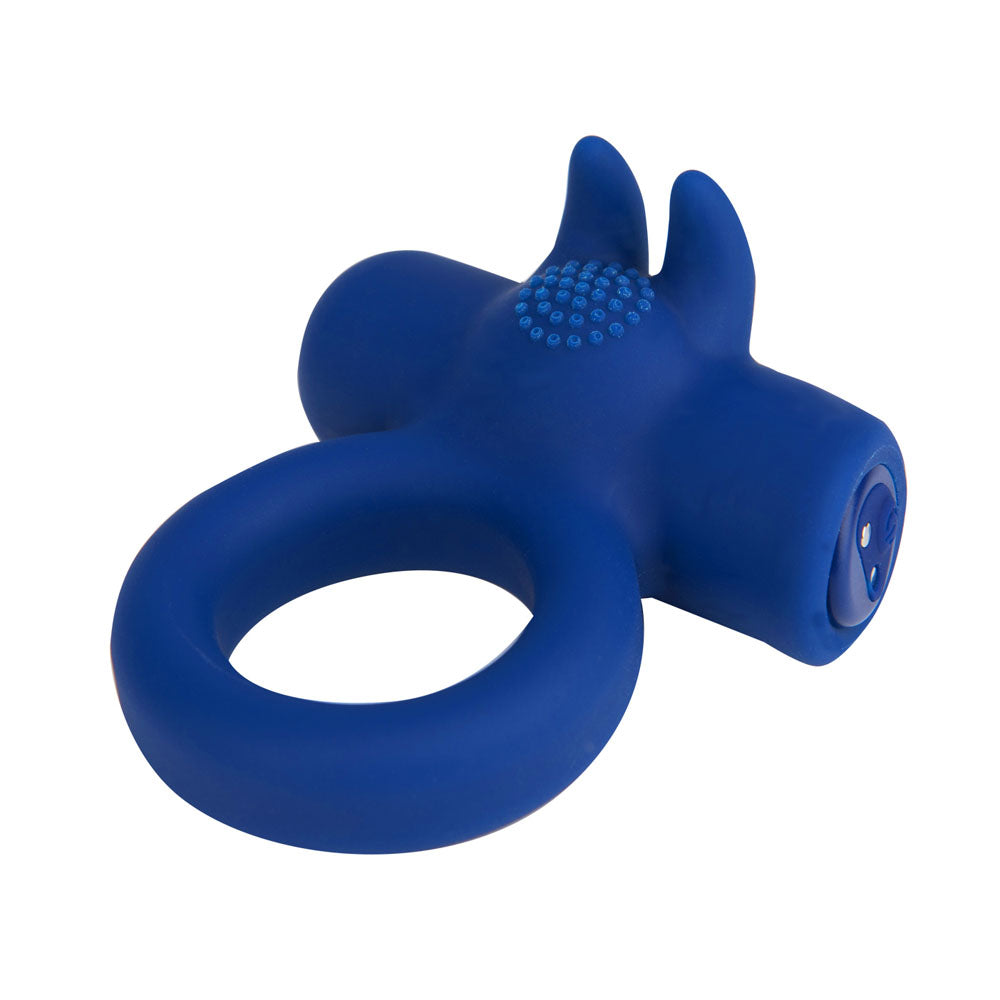 Maia Huxley Strong Vibrating Cock Ring - Blue