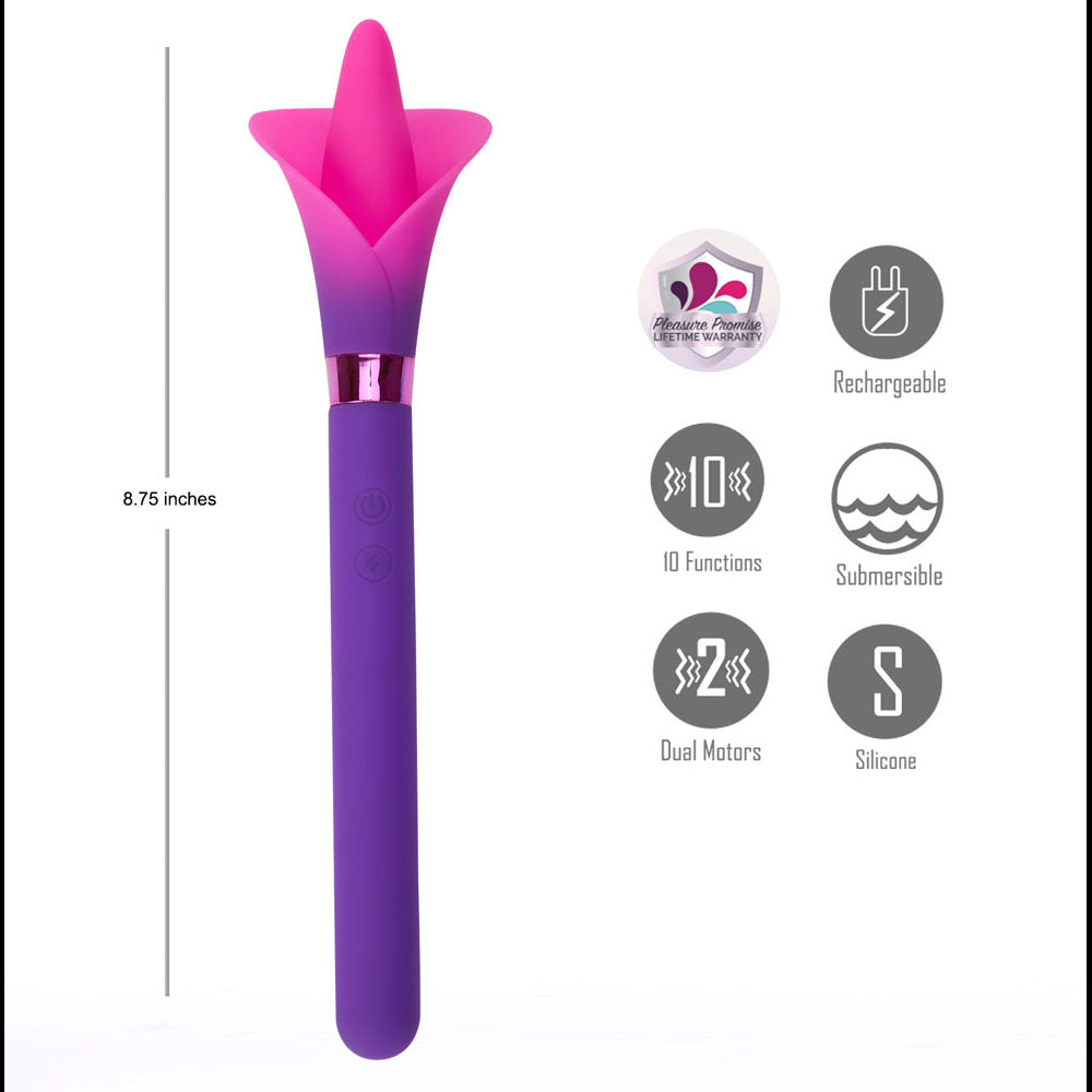 Maia Vala Flower Vibrator - Purple