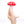 Maia ALICE - Red/White Dual Vibrating Mushroom