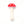 Maia ALICE - Red/White Dual Vibrating Mushroom