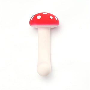 Maia ALICE - Red/White Dual Vibrating Mushroom